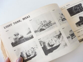 U.S. 1943 dated FM 30-40 Recognition Pictorial Manual on Armoured Vehicles. Including German Tiger and Sturmgeschütz.