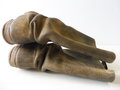 1. Weltkrieg, Paar Stiefel für Mannschaften ( Seitennaht) ungereinigte Kammerstücke, Sohlenlänge 30,5cm