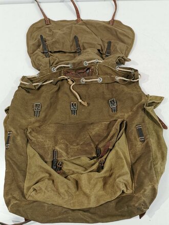 Rucksack für Gebirgstruppen der Wehrmacht mit Reichsbetriebsnummer