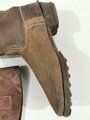 Kavallerie, Paar Stiefel für Mannschaften, ungeschwärzte Kammerstücke, Sohlenlänge 28,5cm