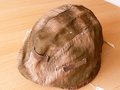 Stahlhelm Tarnbezug Sumpf, seltenes Originalstück