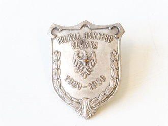 Polen, Erinnerungsabzeichen der Polizei Oberschlesiens 1920-1930