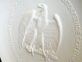 Porzellanmanufaktur Allach, Teller Julfest 1943, am Rand unschöne, alte Reparaturstelle, sicher leicht zu verbessern