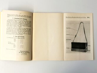 H.Dv.95/29 " Der kleine Klappenschrank zu 10 Leitungen" vom 23.3.35 mit 16 Seiten und 10 ausklappbaren Bildern