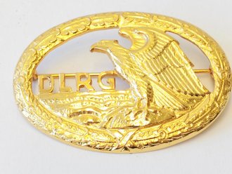 BRD, Deutsches Rettungsschwimmabzeichen der Deutschen Lebes-Rettungs-Gesellschaft in gold