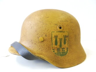 Norwegen, Deutscher Stahlhelm M40 des 2.Weltkrieges,...