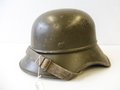 Bulgarien 2. Weltkrieg, Stahlhelm deutscher Fertigung, Originallack und Abzeichen