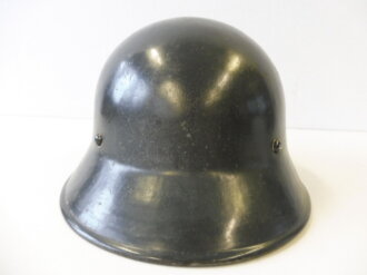 Tschechoslowakei, Stahlhelm 2. Weltkrieg Zivilschutz, Originallack