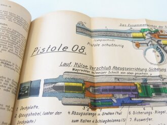 Waffentechnischer Leitfaden für die Ordnungspolizei " datiert 1940 mit 436 Seiten, guter Zustand