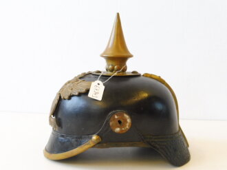 Baden, Pickelhaube für Mannschaften, Kammerstück des Train-Bataillon Nr. 14