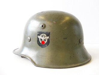 Polizei III.Reich, Stahlhelm "Parademodell" mit...