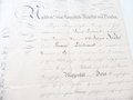 Umfangreicher Dokumentennachlass eines Kämpfers im Deutsch-Französischen Krieg 1870-71, unter anderen Urkunde zur Kriegsdenkmünze 1871, Abgangszeugnis Kriegsakademie 1865, diverse Bestallungen uvm.