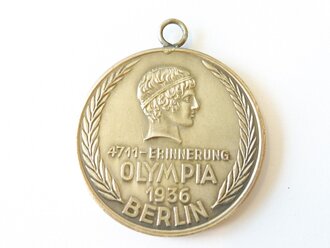 Tragbare Werbemedaille 4711"Erinnerung Olympia 1936 Berlin " 35mm