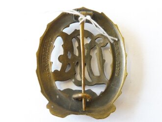 Deutsches Turn- und Sportabzeichen DRA in Bronze, Hersteller Wernstein Jena Fertigung vor 2.Weltkrieg