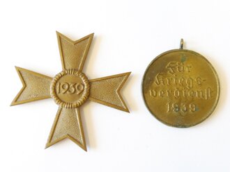 Kriegsverdienstmedaille und Kreuz 2.Klasse mit Schwertern
