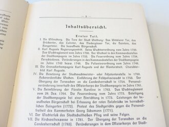 Geschichte der Bürgergarde und der bewaffneten Bürgerschaft der Stadt Weilburg, A5, 416 Seiten, datiert 1913