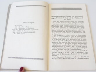 Das Gefecht bei Kissingen am 10. Juli 1866, Maße unter A5, datiert 1901, 48 Seiten