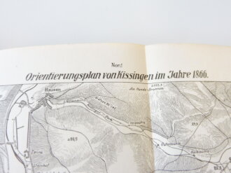 Das Gefecht bei Kissingen am 10. Juli 1866, Maße unter A5, datiert 1901, 48 Seiten