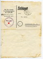 Luftwaffe, Brief über die Bewilligung der "Afrika Zulage", datiert 1944