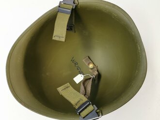 U.S. Army steel helmet with cover from the late seventies