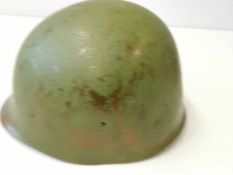 U.S. Army steel helmet with cover from the late seventies