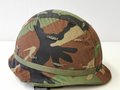 U.S. Army steel helmet with cover from the late seventies