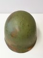 U.S. Army steel helmet with cover from the late seventies