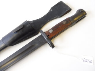 Jugoslawien Seitengewehr Messerbajonett Mauser 24/44 im Koppelschuh