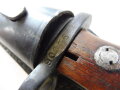 Jugoslawien Seitengewehr Messerbajonett Mauser 24/44 im Koppelschuh