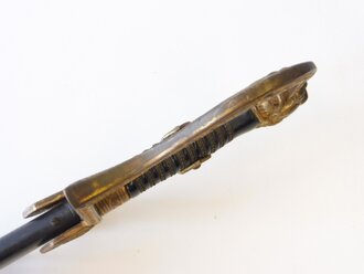 Heer, Säbel für Offiziere, Hersteller Eickhorn Solingen, Modell 1734 "Zieten". Saubere Klinge, Scheide original lackiert