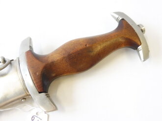 SA Dienstdolch M33, Hersteller Anton Wingen Solingen. Getragenes, zusammengehöriges Stück