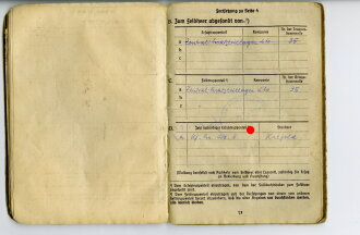 Afrikakorps, Papiernachlass eines Angehörigen im Panzer Grenadier Regiment 361.