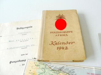 Afrikakorps, Papiernachlass eines Angehörigen 4./ Panzer Korps Nachrichten Abteilung 475.