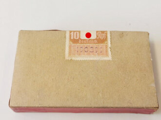 10 Zigarren "scharfe Waffe" ungeöffnet, Banderole mit Hakenkreuz