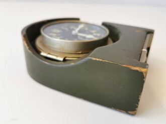 Bundeswehr Funkraumuhr / Stationsuhr . Läuft einwandfrei