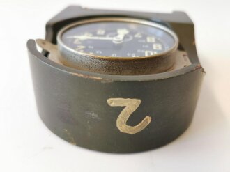 Bundeswehr Funkraumuhr / Stationsuhr . Läuft einwandfrei