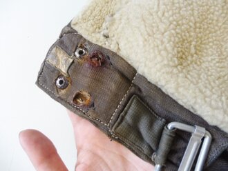 Luftwaffe, Lederjacke für fliegendes Personal, Etikett mit Reichsbetriebsnummer. Getragenenes Stück in gutem Zustand, Reissverschluss und Druckknöpfe gängig