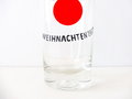 Luftwaffe, dekoratives Erinnerungsglas "3.Komp.Flg.Ers.Abtlg. 15 Schleissheim" Weihnachten 1937. Höhe 18cm, unbeschädigtes Stück