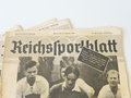 Konvolut 8 Ausgaben "Reichssportblatt" 4 Ausgaben " NS.Sport" und ein "Deutsche Turnzeitung" jeweils nicht auf vollständigkeit überprüft.