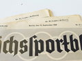 Konvolut 8 Ausgaben "Reichssportblatt" 4 Ausgaben " NS.Sport" und ein "Deutsche Turnzeitung" jeweils nicht auf vollständigkeit überprüft.