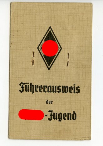 Hitlerjugend Gebiet 7 Nordsee, Vorläufiger Mitgliedsausweis, Mitgliedsausweis Deutsches Jungvolk und Führerausweis der Hitler Jugend eines Jungen aus Bremen