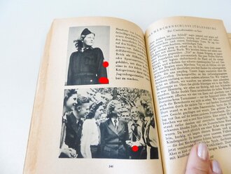 Kriegsjahrbuch der Jungmädel 1944 "Wir packen an"  Widmung , sonst nicht ausgefüllt