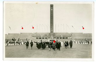 Ansichtskarte Olympia 1936 - Die Ankunft des Führers