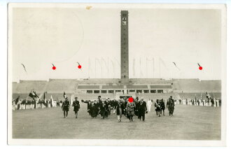Ansichtskarte "Olympia 1936 - Die Ankunft des...