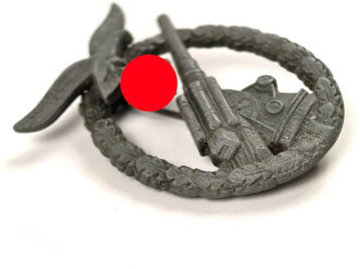 Flakkampfabzeichen der Luftwaffe, Fink, Hersteller WH für W. Hobacher Wien. Getragenes Stück