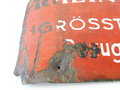 Emailleschild "NSZ Rhein Front Grösste Zeitung der Pfalz" 27 x 60cm