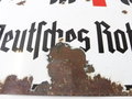 Emailleschild "Deutsches Rotes Kreuz" 50 x 50cm