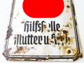 Emailleschild "NSV Hilfsstelle Mutter und Kind" 36 x 48cm