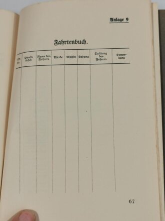 "Der Futtermeister, Der Beschlagmeister" 71 seitiges Heft aus der Reihe "Der Unteroffizier"