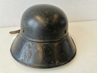 Stahlhelm Luftschutz, Originallack, ungereinigtes Stück